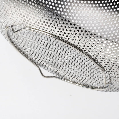 Danny Home Stainless Steel Punching Hole Basket 25.5cm