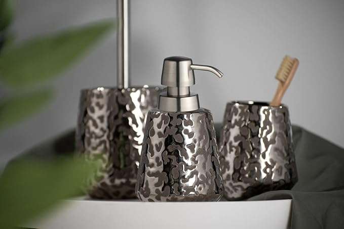 Soap Dispenser Made Ceramic with Brilliant Pattern by Wenko