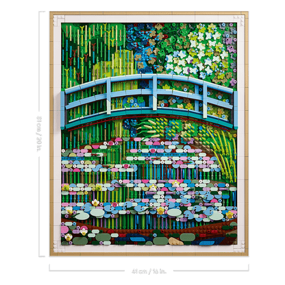 LEGO Art Claude Monet Bridge over Water Lilies 31220 Kit