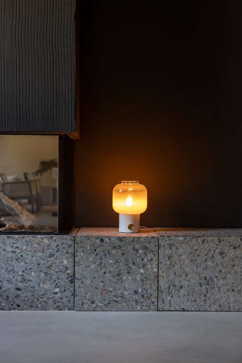 Moody Table Lamp White by Zuiver