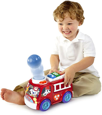 Bright Starts 52137 Hab Roll & Pop Fire Truck