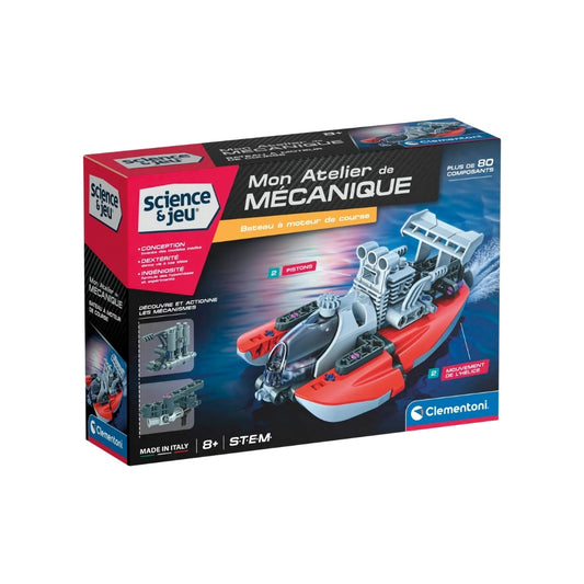 Clementoni My Mechanical Workshop Drag Boat (French)