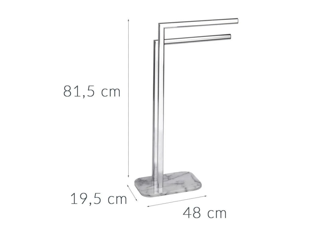Marble towel and clothes rack Onyx Wenko.de