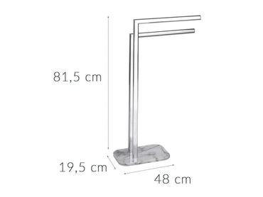 Marble towel and clothes rack Onyx Wenko.de
