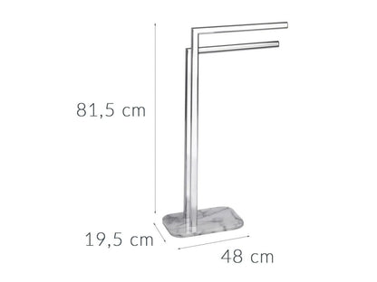 Marble towel and clothes rack Onyx Wenko.de