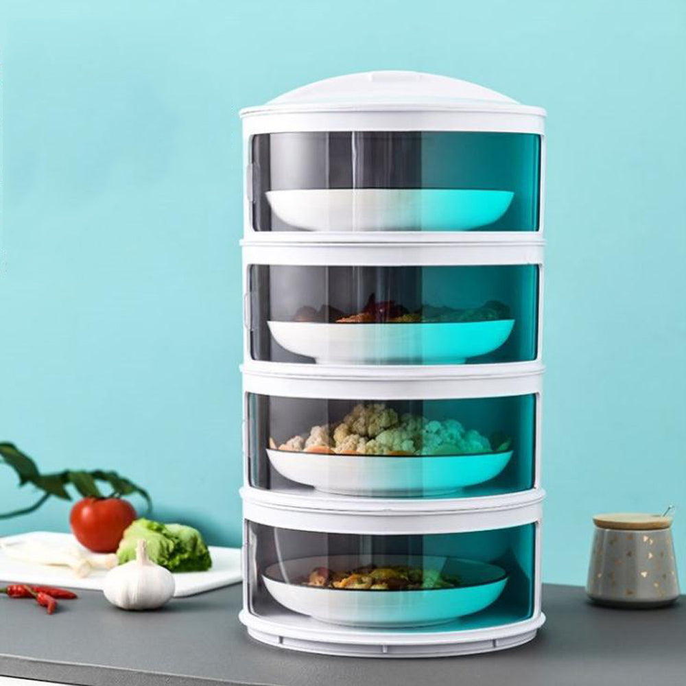 Transparent Stable Stack-able Food Insulation Covers Dust-proof
