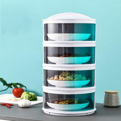 Transparent Stable Stack-able Food Insulation Covers Dust-proof