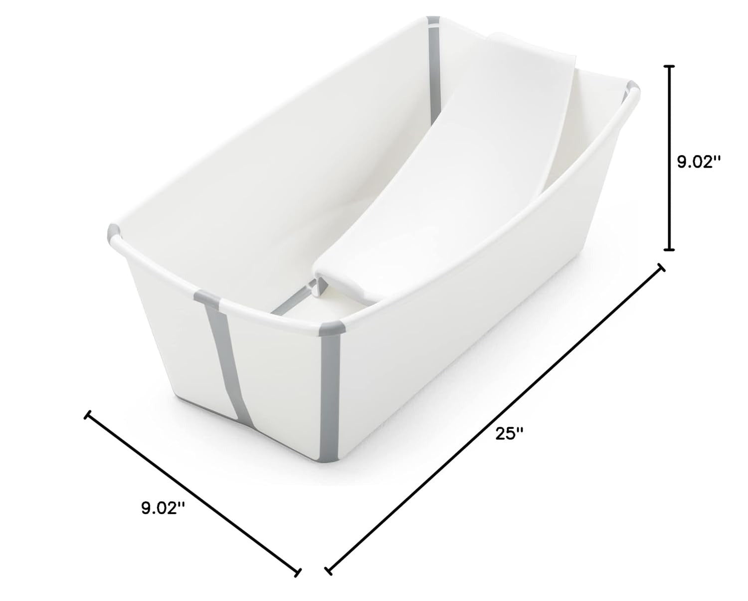 Foldable Baby Bathtub + Newborn Support