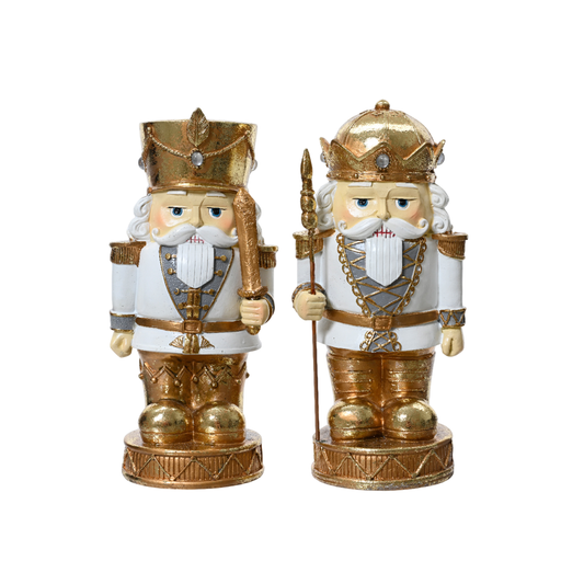 Nutcracker polyresin 1 pc - 27cm (KAEMINGK)