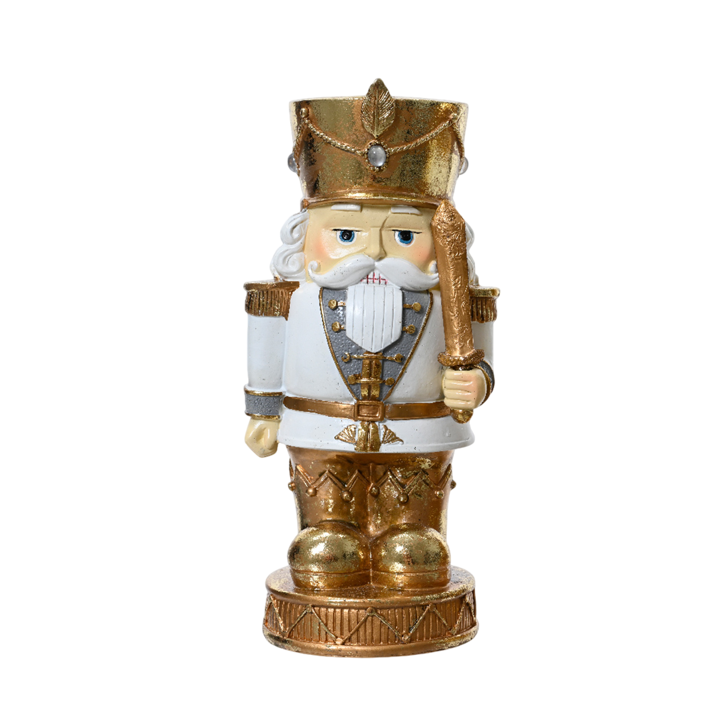 Nutcracker polyresin 1 pc - 27cm (KAEMINGK)