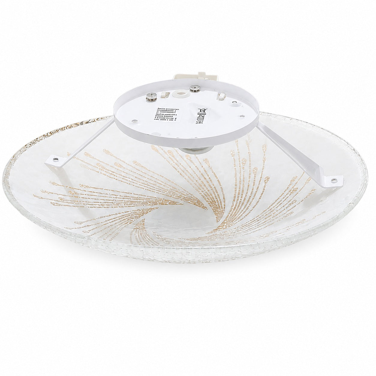Nino Decorative Glass Flush Ceiling Light