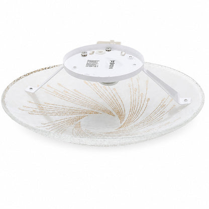 Nino Decorative Glass Flush Ceiling Light
