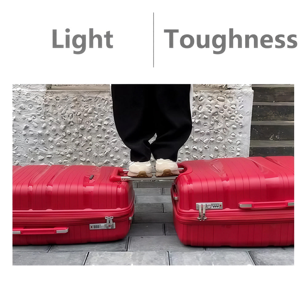 AtoZ Traveler, PP03 Set of 4 Pcs 100% Unbreakable Luggage