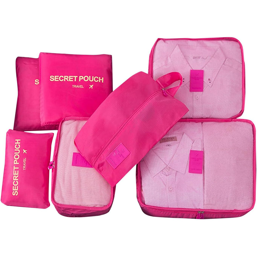 7-Pcs Travel Clothing Sorting And Storage Bag