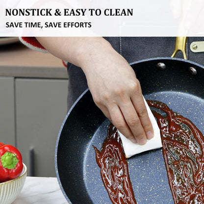 Danny Home Black Non-Stick Frypan Induction 22/24/28 cm