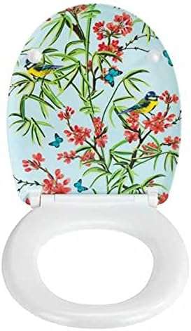 Wenko Toilet Seat Premium Duroplast Design with Soft-Close Mechanism (Natura)