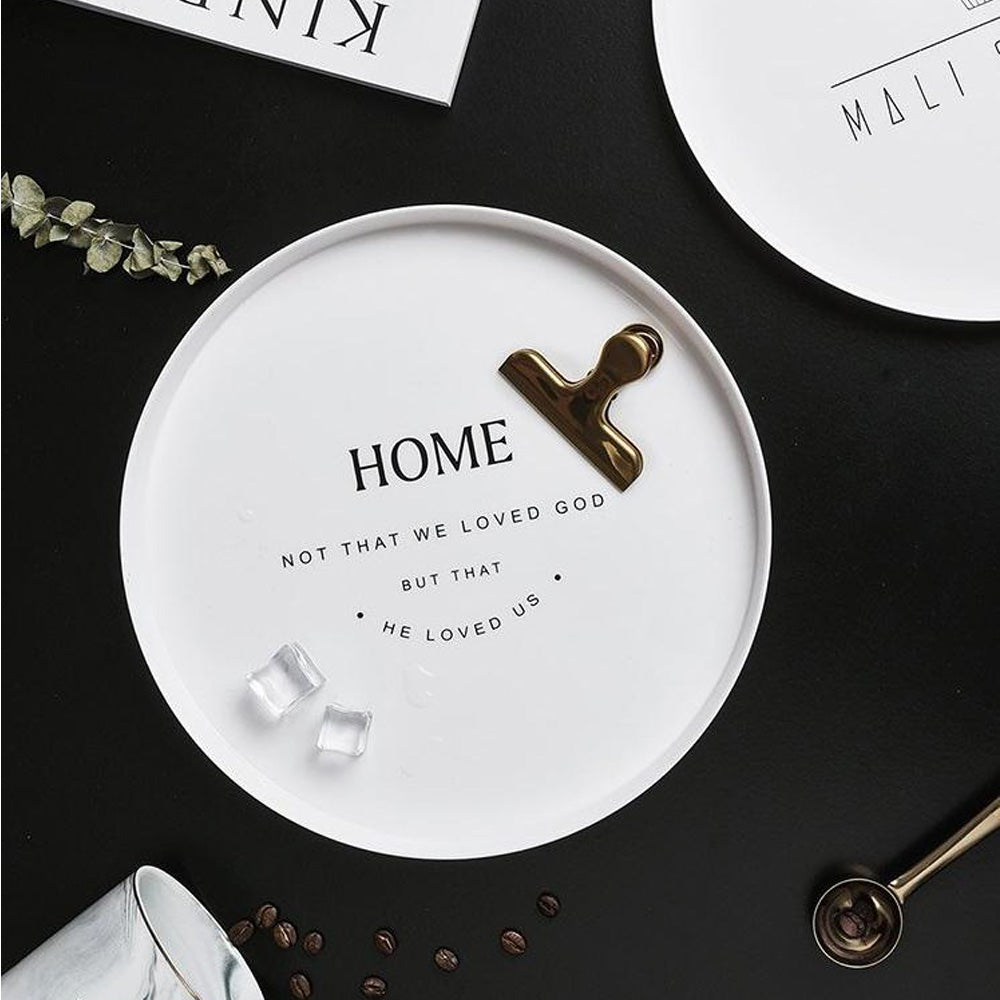 Melamine Round serving tray 28 cm