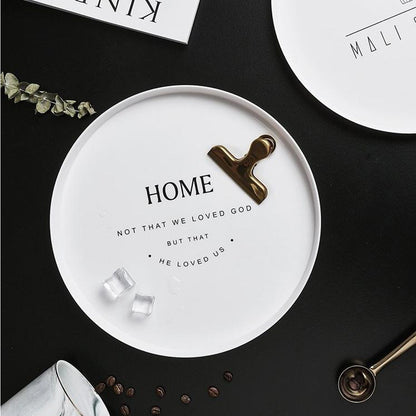 Melamine Round serving tray 28 cm