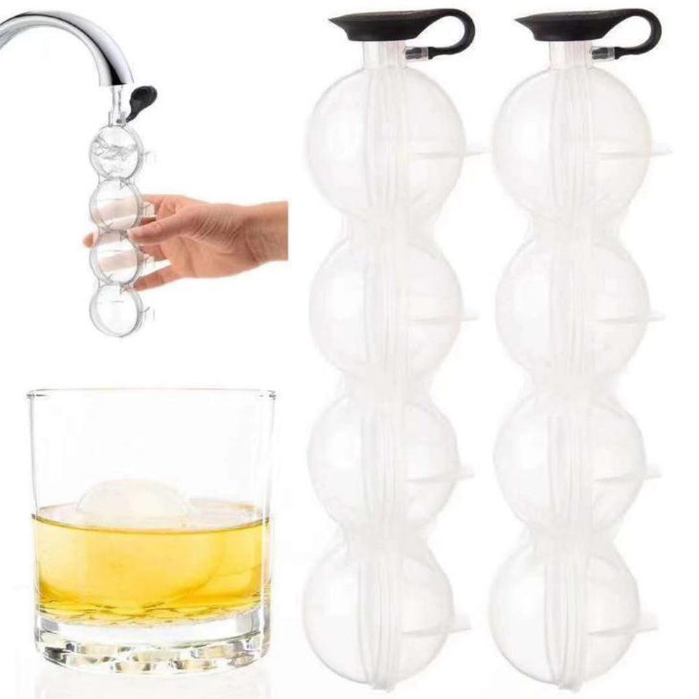 4 Large Ice Ball Maker Cube