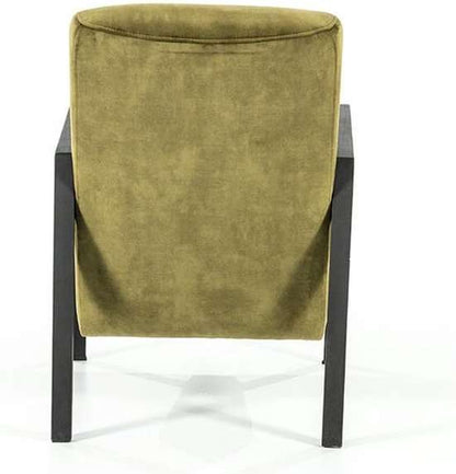 Lars Green Velvet Armchair by Eleonora