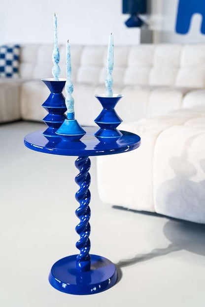 Yack Blue Candle Holder (3 pieces) by By-Boo