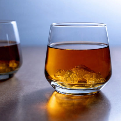 DELI 6-Pieces Clear Glasses Set 370-ml