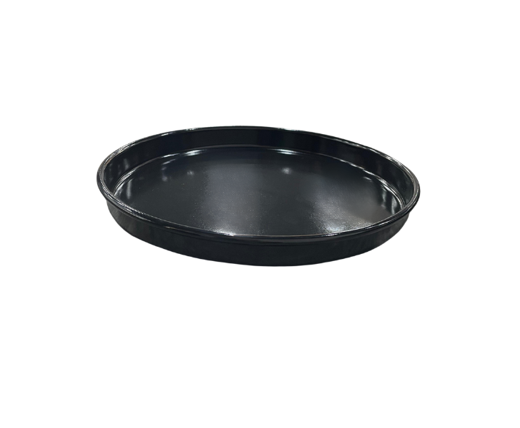 Migros Round Black Grill Drip Tray