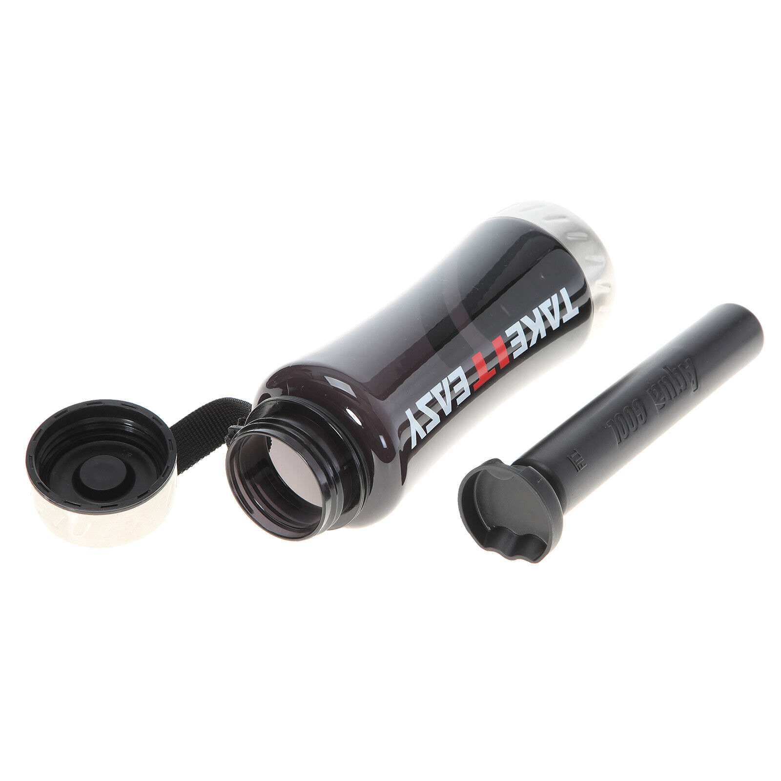 Take It Easy Water Bottle 650 ml - Black