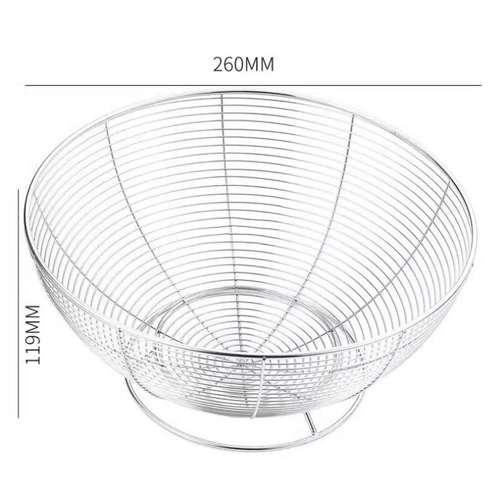 Stainless Steel Round Fruit Basket