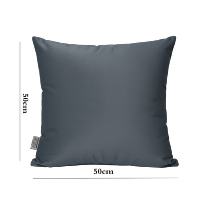 Danny Home Velvet Fabric Cushion – Anthracite 50x50cm