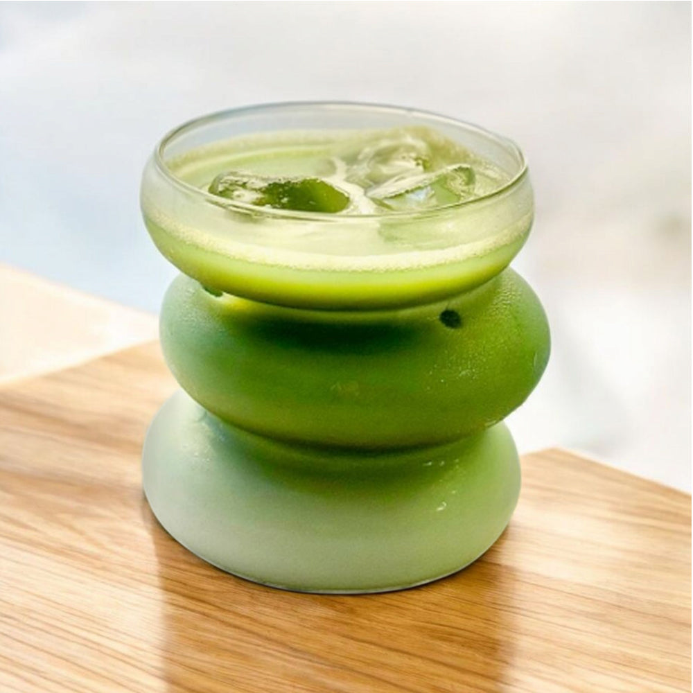 Matcha Latte Heat Resistant Clear Glass Tea Cup – 430ml