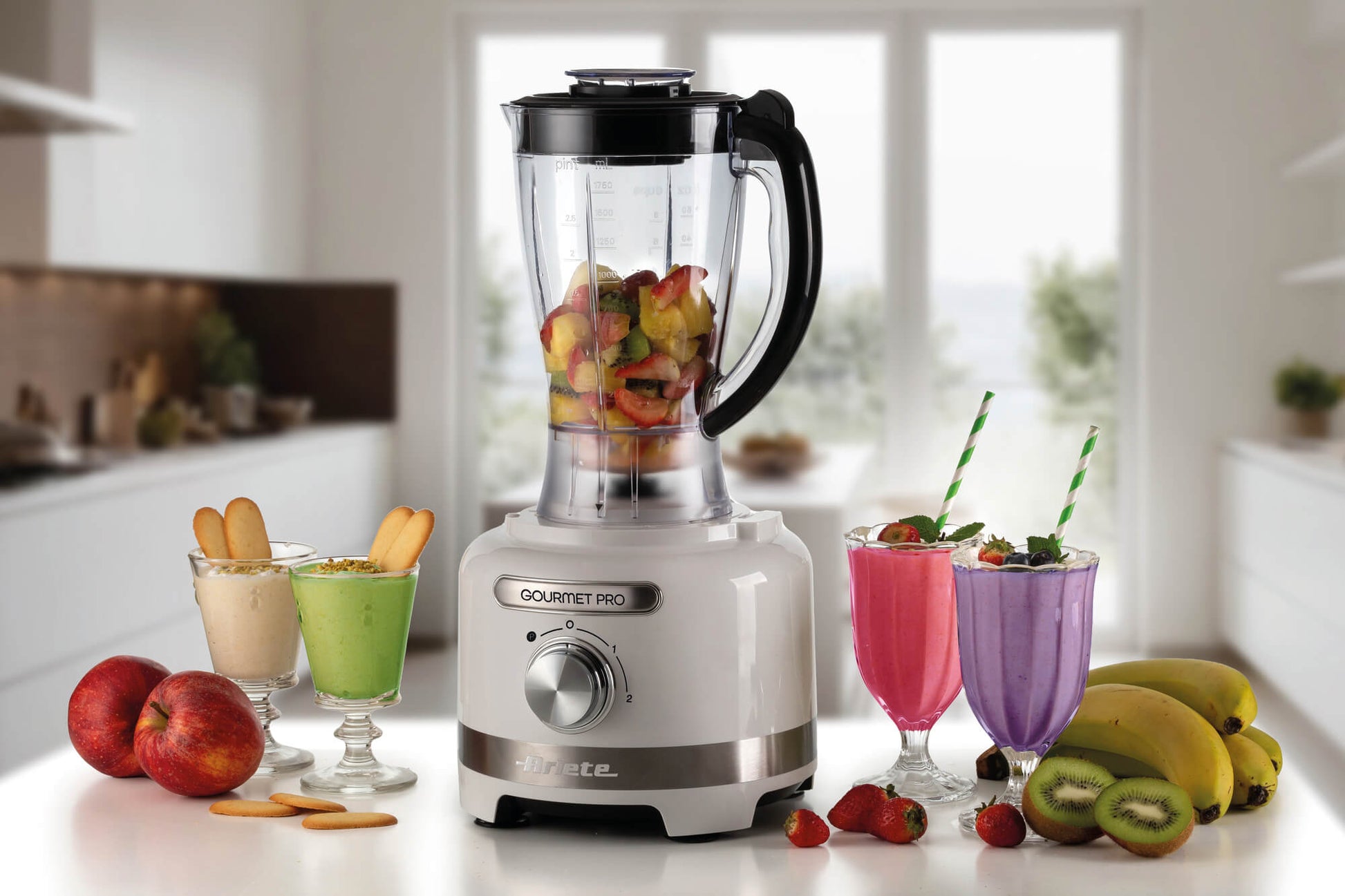 Moderna Food Processor 3L, Blender + Juicer, 1000W