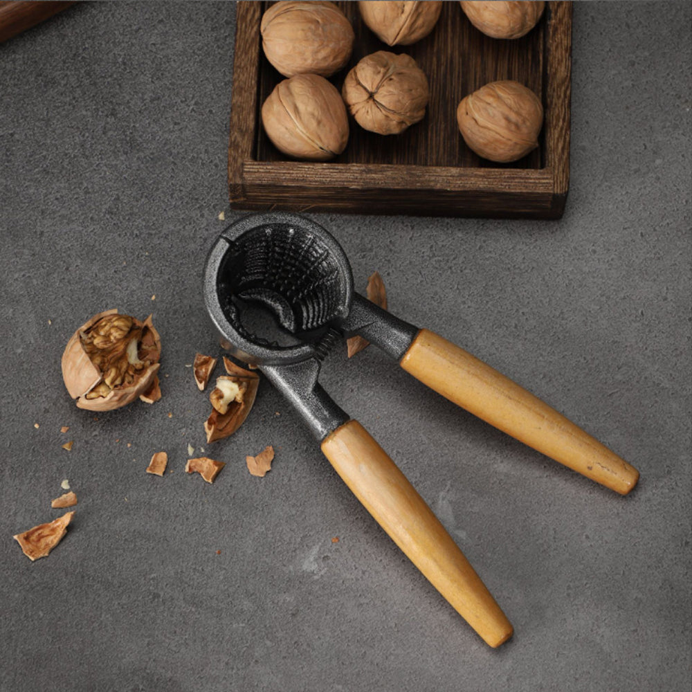 Walnut Cracker Zinc Die-Cast Champagne