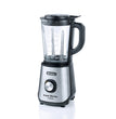 Ariete 579 Power Blender Stainless Steel, 1200W, 4 Blades, w/ Lock 1.5L Glass Jar