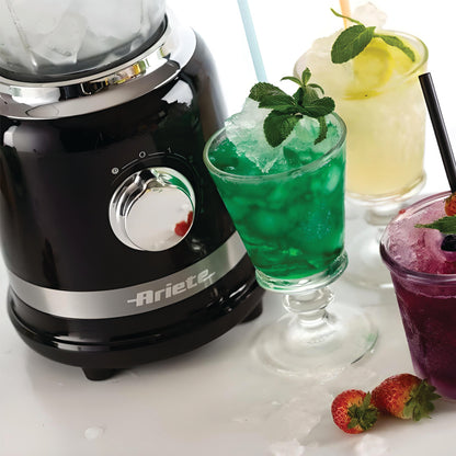 Ariete 585/02 Moderna Blender, Glass Jar, 1000W, Black