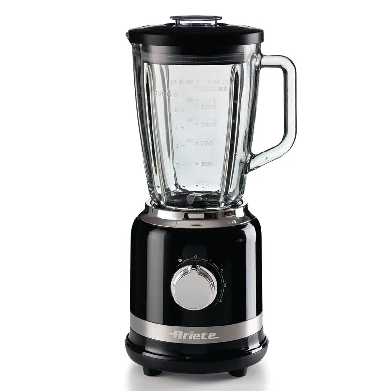 Ariete 585/02 Moderna Blender, Glass Jar, 1000W, Black