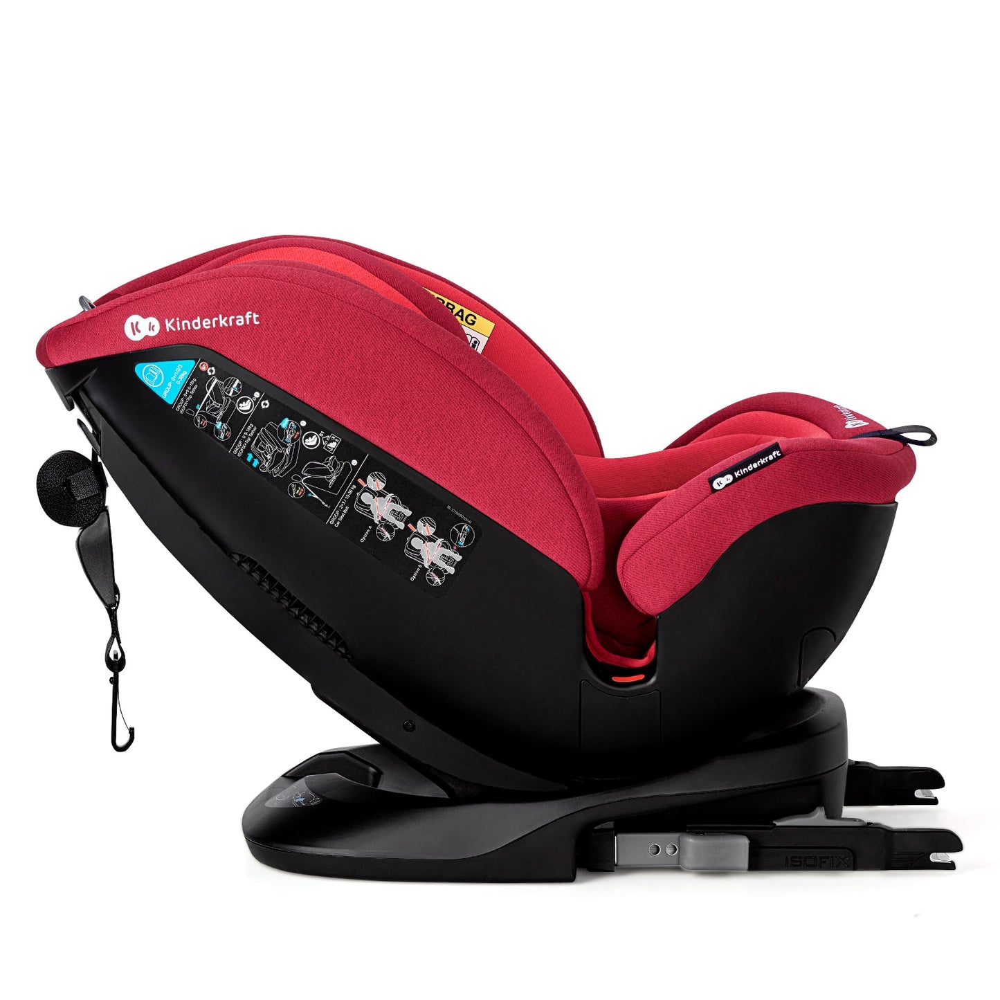 Kinderkraft Baby Car Seat Isofix Red