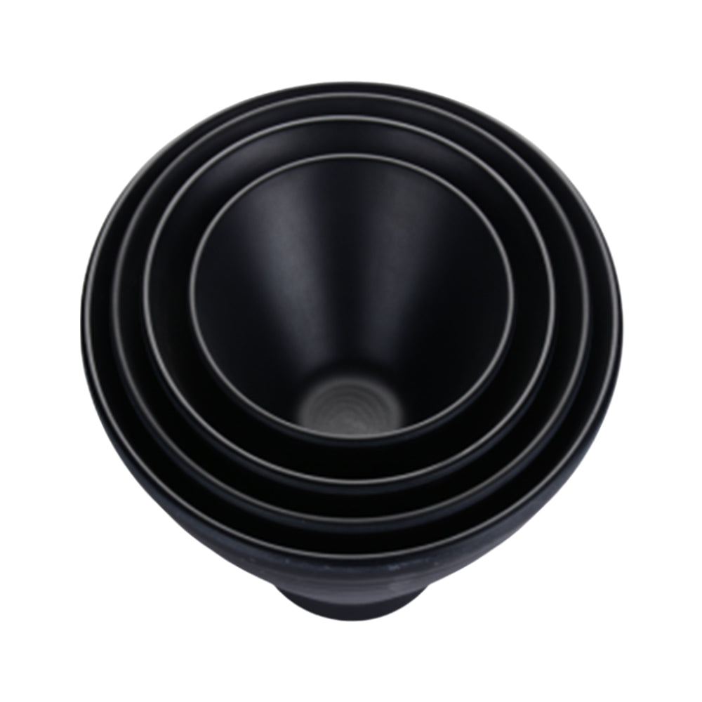 Cone Bowl Black Melamine Dinnerware