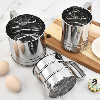 Stainless Steel Baking Flour Sifter Large size 10*13cm