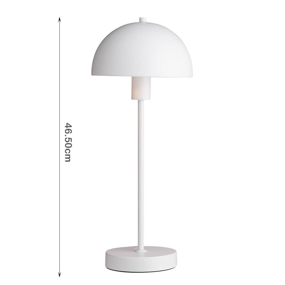 White Metal Table Lamp 46.5cm