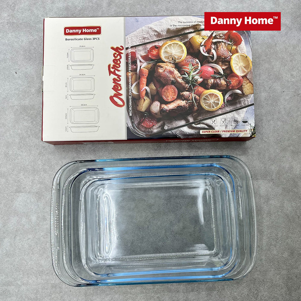 Danny Home Rectangular Baking Pan 3 Sizes