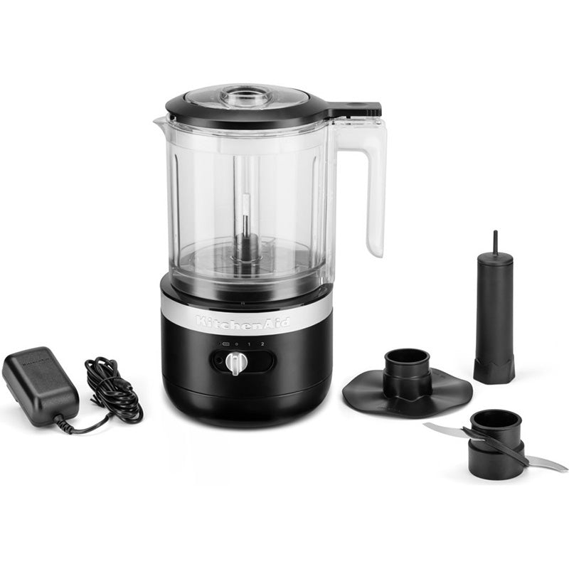 KitchenAid 5KFCB519EBM Cordless Food Chopper 1.18 L Matte Black