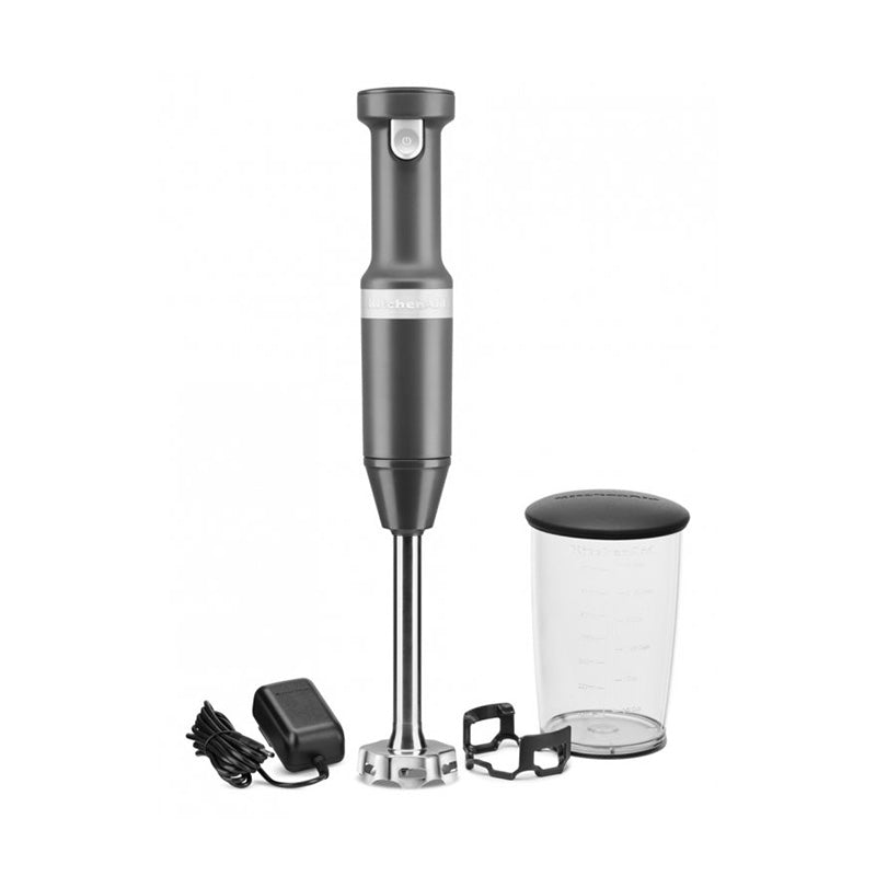 KitchenAid 5KHBBV53EDG Cordless Variable Speed Hand Blender Charcoal