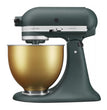 KitchenAid 5KSM156VGEPP Artisan Stand Mixer Pebbled Palm 4.8L Gold Bowl