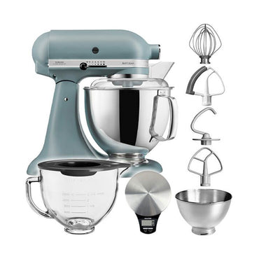 Kitchenaid 5KSM175PSBMF Ironic mixer, Fog Blue + 3 L Bowl + Flex edge Beater