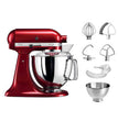 KitchenAid 5KSM175PSECA Mixer Tilt-Head 4.8l + 3 L Bowl + Flex edge Beater