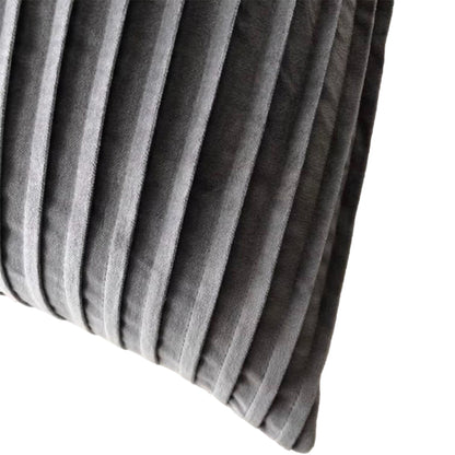 Danny Home Danny Home Velvet Fabric Cushion – Dark Grey 45x45cm