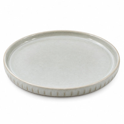 Alpine Lodge Ceramic Serving Plate - Sage Grey - 20 cm set of 2