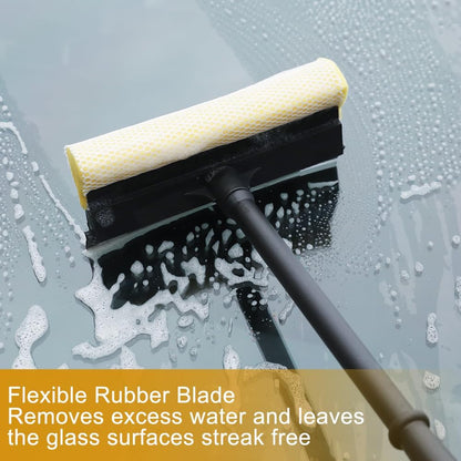 Danny Home Sponge Scrubber Rubber Blade Window Wiper 20x50cm