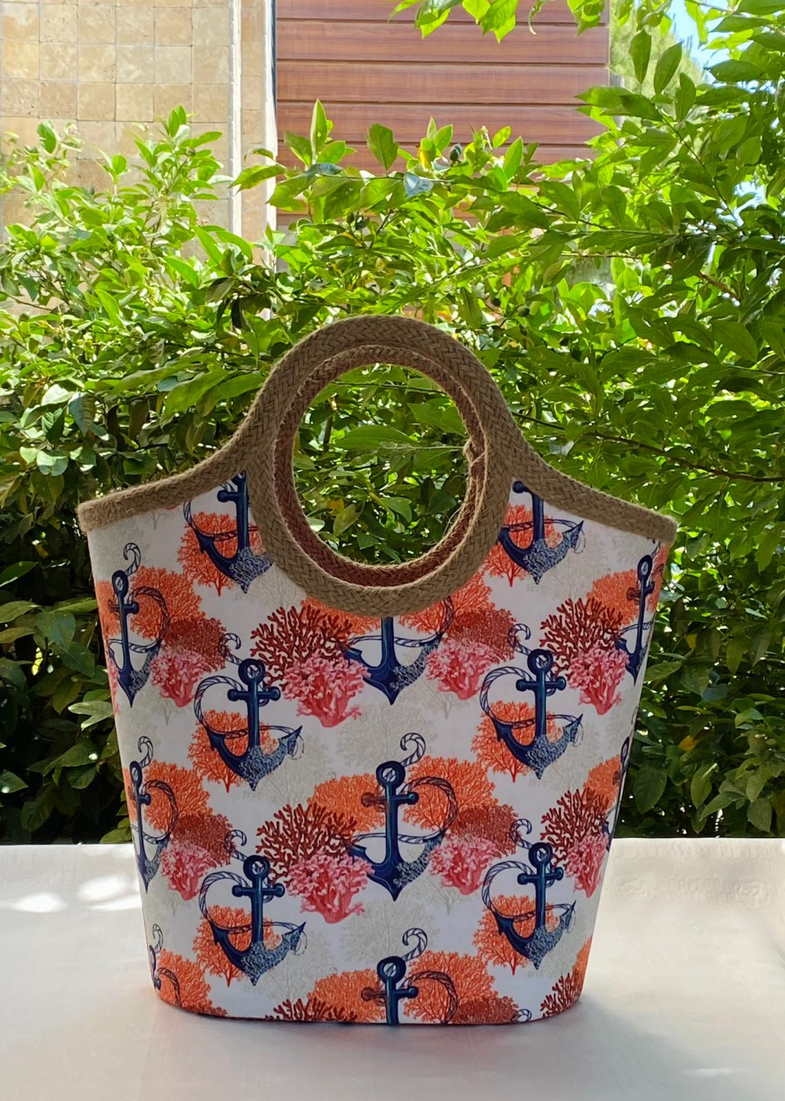 Sailor Summer Bag White/Red